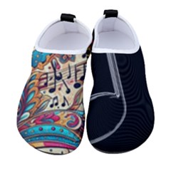 Eighth Note 8e245177-3b01-46c5-8203-b2dfeddb6d62 Women s Sock-style Water Shoes by RiverRootz