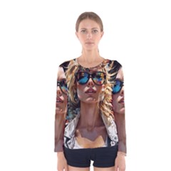 Colorful Model Women s Long Sleeve T-shirt