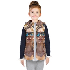 Colorful Model Kids  Hooded Puffer Vest