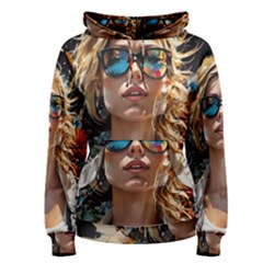 Colorful Model Women s Pullover Hoodie