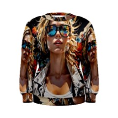 Colorful Model Women s Sweatshirt