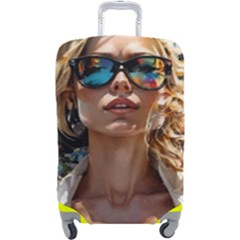 Colorful Model Luggage Cover (large) by Sparkle