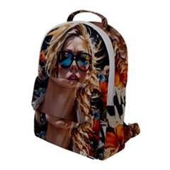 Colorful Model Flap Pocket Backpack (large) by Sparkle