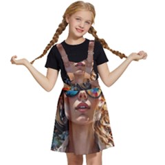 Colorful Model Kids  Apron Dress by Sparkle