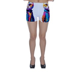 Wild cat Skinny Shorts