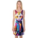 Wild cat Sleeveless Satin Nightdress View1