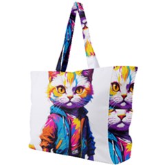 Wild cat Simple Shoulder Bag