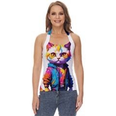 Wild cat Basic Halter Top