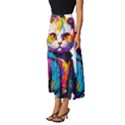 Wild cat Classic Midi Chiffon Skirt View2