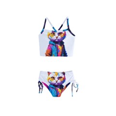 Wild Cat Girls  Tankini Swimsuit