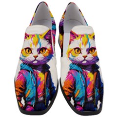 Wild Cat Women Slip On Heel Loafers by Sosodesigns19