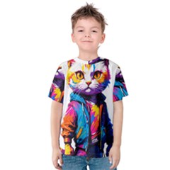 Wild Cat Kids  Cotton T-shirt