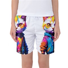 Wild Cat Women s Basketball Shorts by Sosodesigns19