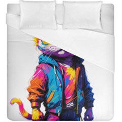 Wild Cat Duvet Cover (king Size) by Sosodesigns19