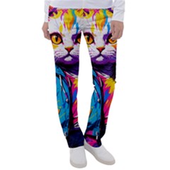 Wild Cat Women s Casual Pants by Sosodesigns19