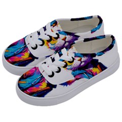 Wild Cat Kids  Classic Low Top Sneakers by Sosodesigns19