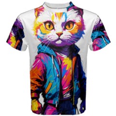 Wild Cat Men s Cotton T-shirt