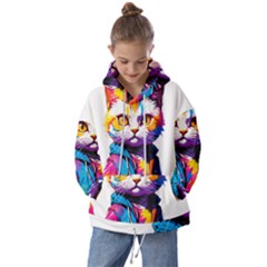 Wild Cat Kids  Oversized Hoodie