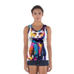 Wild Cat Sport Tank Top  by Sosodesigns19