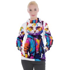 Wild Cat Women s Hooded Pullover by Sosodesigns19