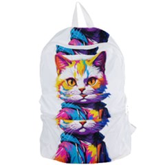 Wild Cat Foldable Lightweight Backpack by Sosodesigns19