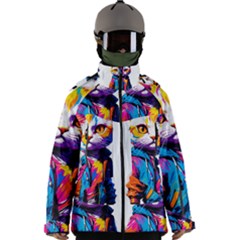 Wild Cat Men s Zip Ski And Snowboard Waterproof Breathable Jacket by Sosodesigns19