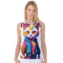 Wild Cat Women s Basketball Tank Top by Sosodesigns19