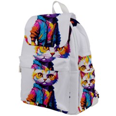 Wild Cat Top Flap Backpack by Sosodesigns19