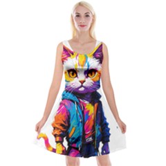 Wild Cat Reversible Velvet Sleeveless Dress