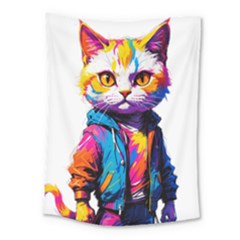 Wild Cat Medium Tapestry