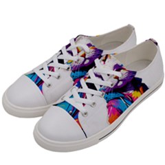 Wild Cat Men s Low Top Canvas Sneakers by Sosodesigns19