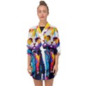 Wild cat Half Sleeve Chiffon Kimono View1