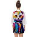 Wild cat Half Sleeve Chiffon Kimono View2