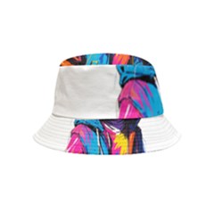 Wild Cat Inside Out Bucket Hat (kids) by Sosodesigns19