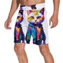 Wild cat Men s Beach Shorts View2