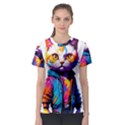 Wild cat Women s Sport Mesh T-Shirt View1