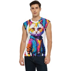 Wild Cat Men s Raglan Cap Sleeve T-shirt by Sosodesigns19