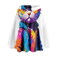 Wild Cat High Waist Skirt