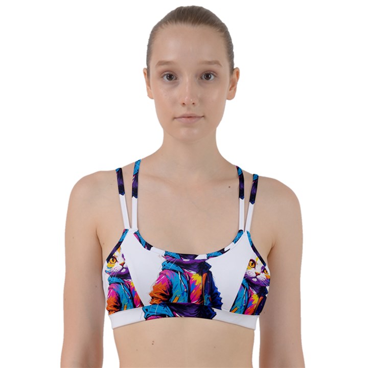 Wild cat Line Them Up Sports Bra