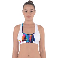 Wild Cat Cross Back Hipster Bikini Top 