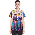 Wild cat Women s Short Sleeve Shirt View1