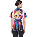 Wild cat Women s Short Sleeve Shirt View2