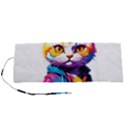 Wild cat Roll Up Canvas Pencil Holder (S) View1