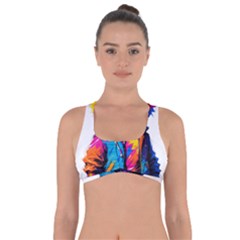 Wild Cat Got No Strings Sports Bra by Sosodesigns19