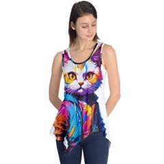 Wild Cat Sleeveless Tunic