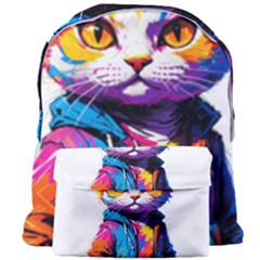 Wild Cat Giant Full Print Backpack by Sosodesigns19