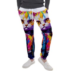 Wild Cat Men s Jogger Sweatpants by Sosodesigns19