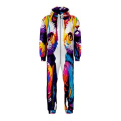 Wild Cat Hooded Jumpsuit (kids)