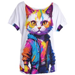 Wild Cat Women s Oversized T-shirt by Sosodesigns19