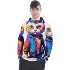 Wild Cat Men s Pullover Hoodie by Sosodesigns19